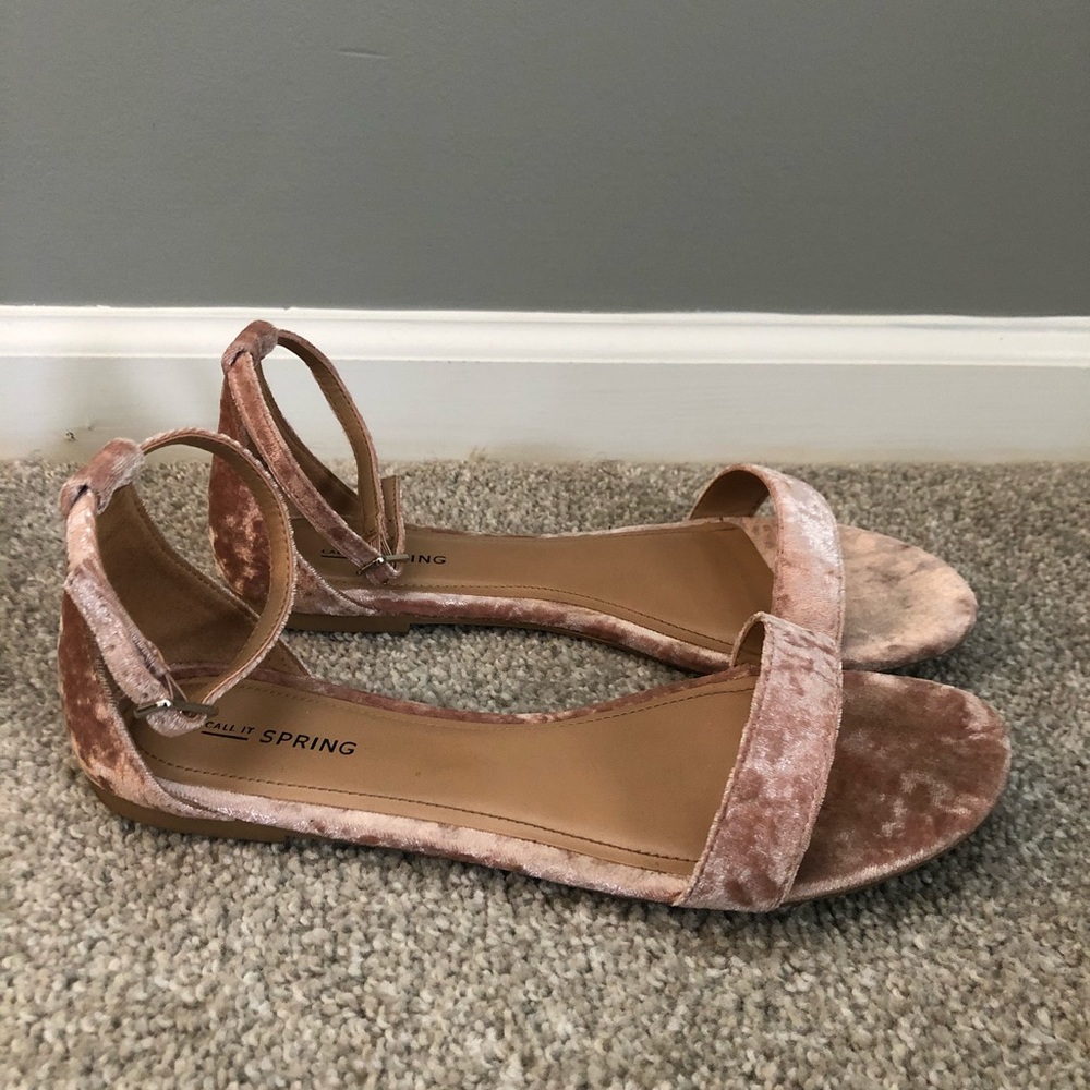 Call It Spring Strap Sandals, Size 8.5 Women’s.